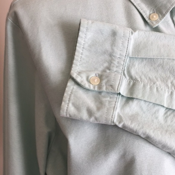 Ivy League XL Button down long sleeve mint shirt - Picture 3 of 8
